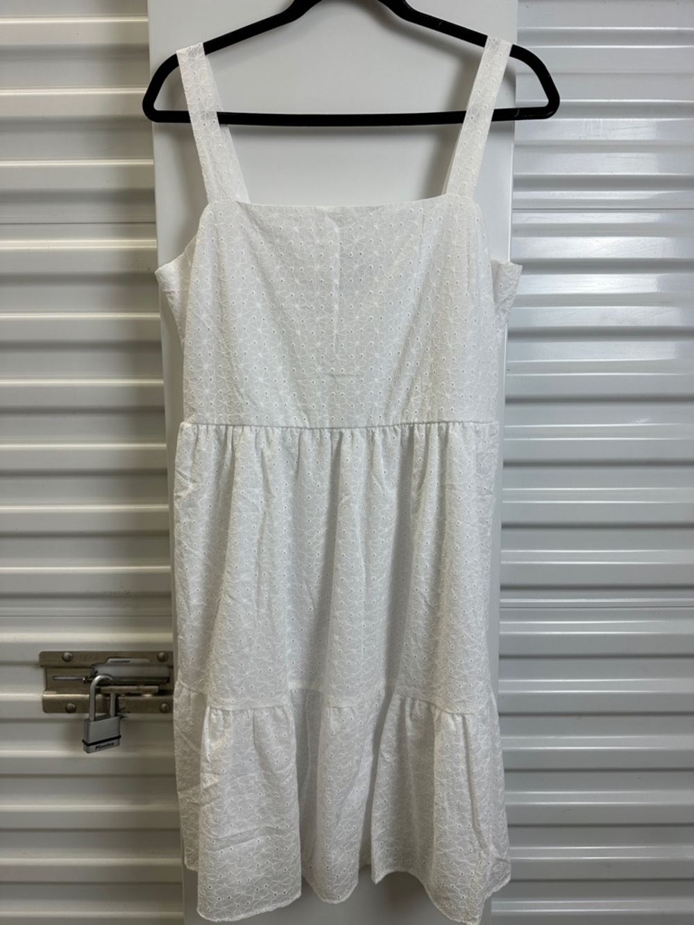 GILLI White Eyelet Sundress‎